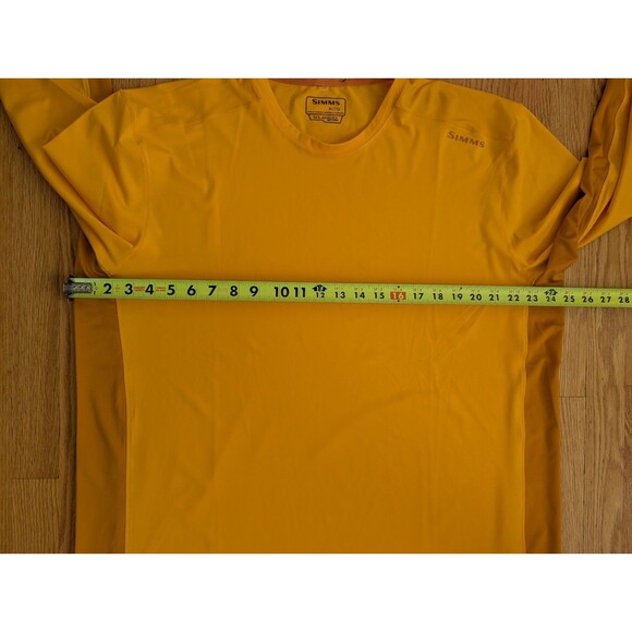 Simms Solarflex Crew Sunrise/Sun Glow Anti-Odor Stain Resistant Men's XL NWT - Picture 9 of 10
